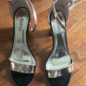 Rose Gold Heel Prom Wedding Party (New With Box)